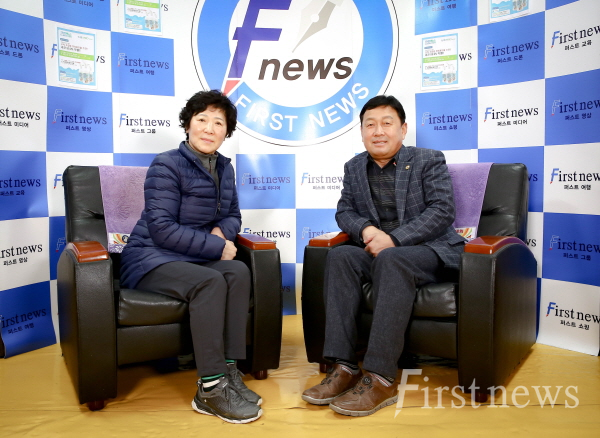 사진=왼쪽 유영희 오치2동 부녀회장과 임순환 협의회장