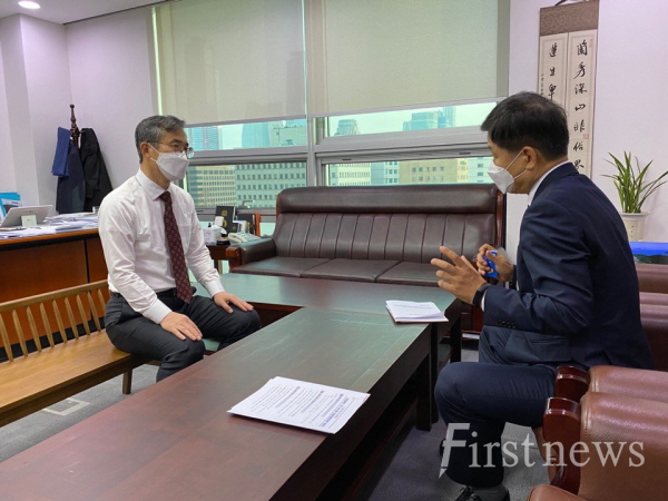 장석웅 전남도 교육감 2021년 교육예산 관련 , 김승남 국회의원 면담
