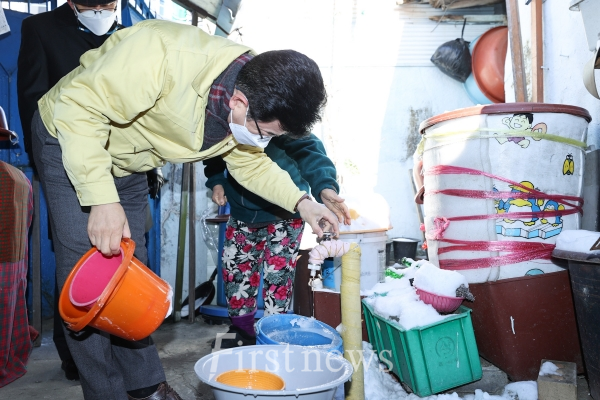 사진=허태정 시장, 한파경보 속 재난취약계층 긴급점검 나섰다