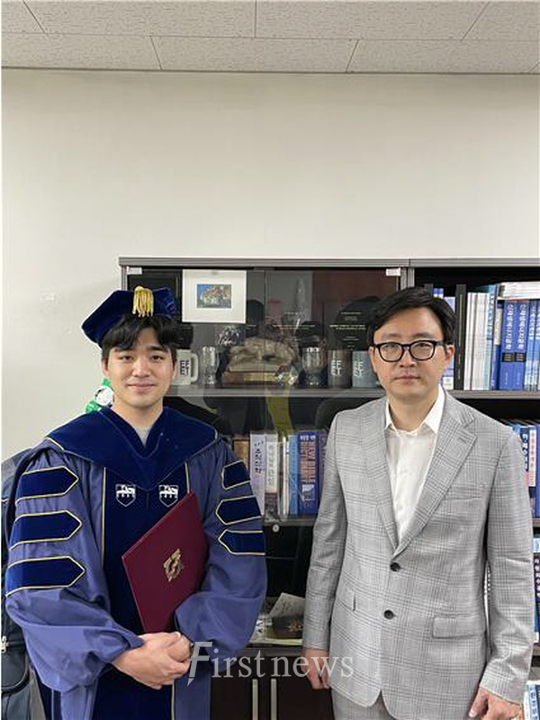 전남대 정석희 교수(사진1. 구본영 박사 제1저자-정석희 교수 교신저자)