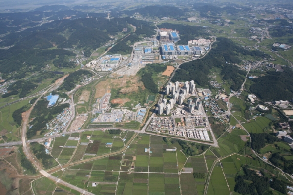충남 아산 탕정외국인투자지역 전경(사진=충남도)