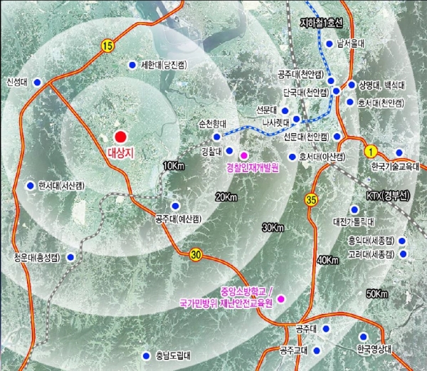 해양인재개발원 위치도(사진=충남도)