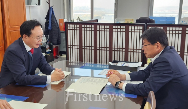 윤병태 나주시장, 서삼석 예결위원장 면담 통해 내년도 지역 현안사업 국비 확보 요청
