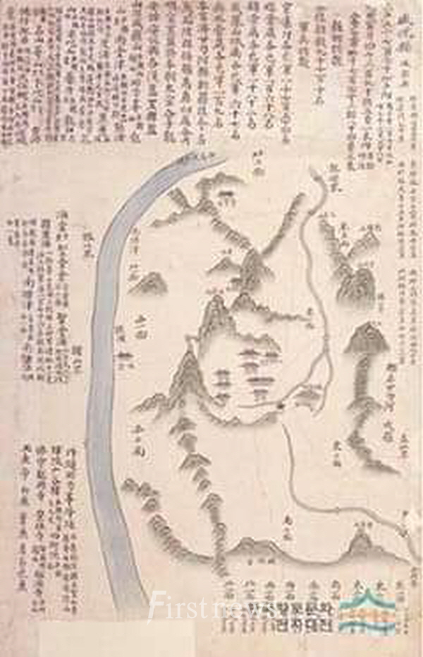 함리산 기슭 함열현고지도 1872판