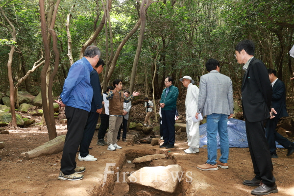 완도 장좌리사지 시굴 조사 결과 현장 설명회