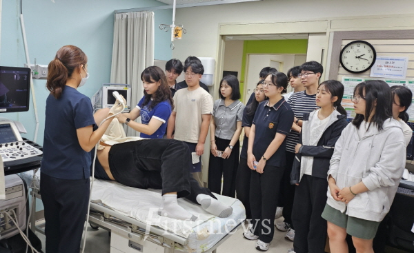 전남대학교 반기는 전공체험(사진 의예과2)