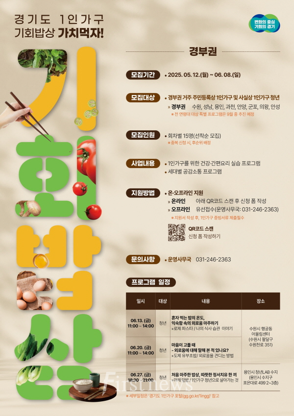경기도 1인가구 기회밥상