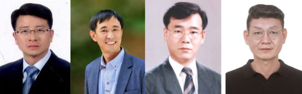 좌로부터 맹수호, 류홍, 이희빈, 황선성(사진=충남교육청)